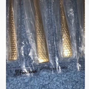 Fortessa Gold faceted Lucca Flatware